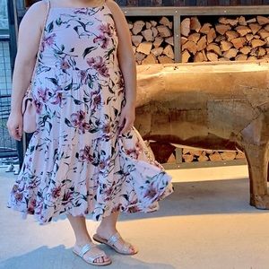 TARGET Pink Floral Summer Dress